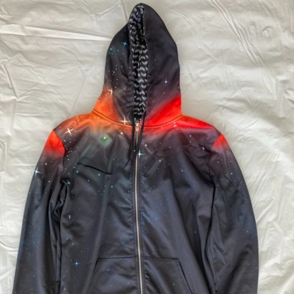 Setting Night Unisex Zip-Up Hoodie